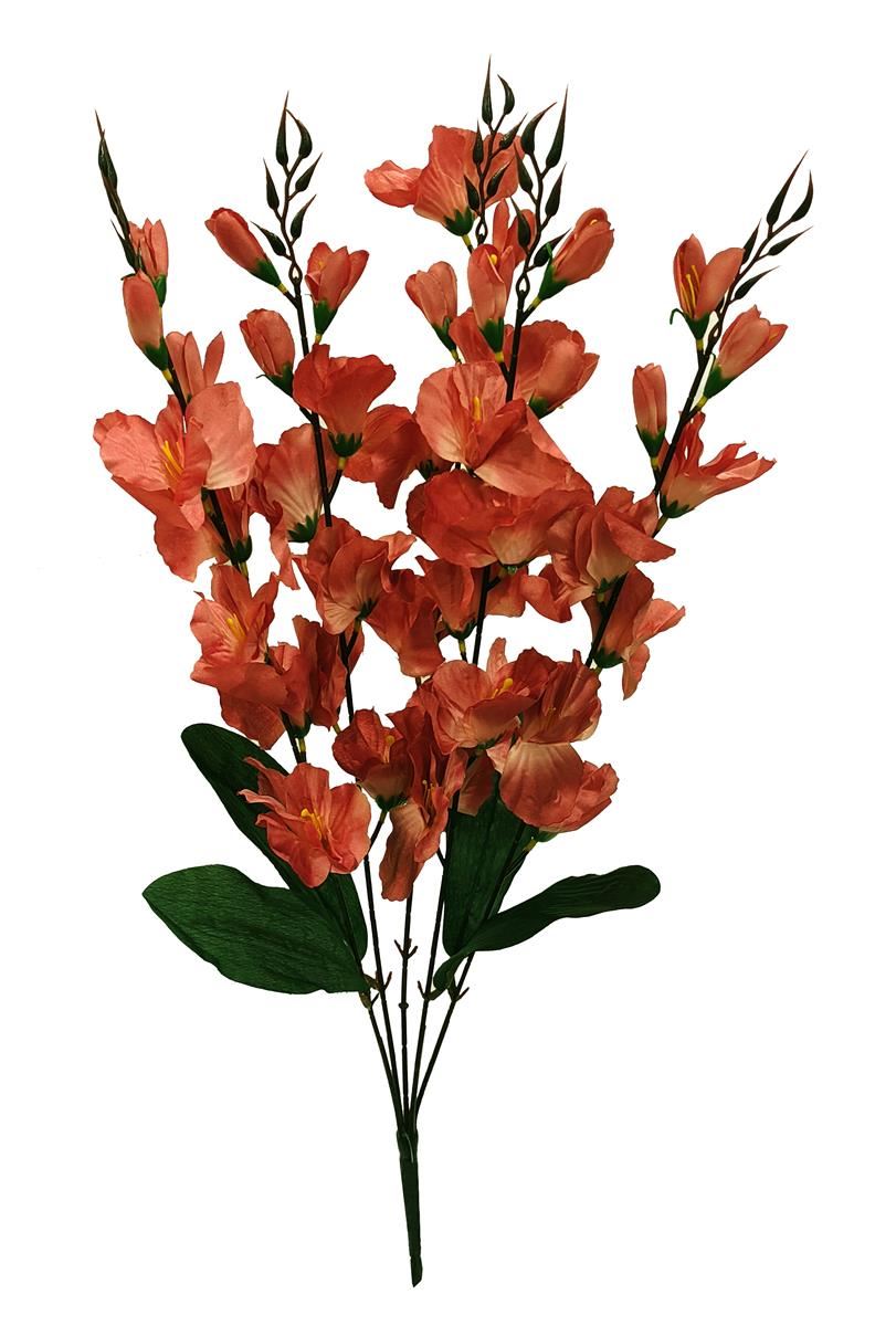RAMO DE FLORES 68CM. 5 COLORES: BORDÓ. ROSA. AMARILLO. CELESTE. BLANCO